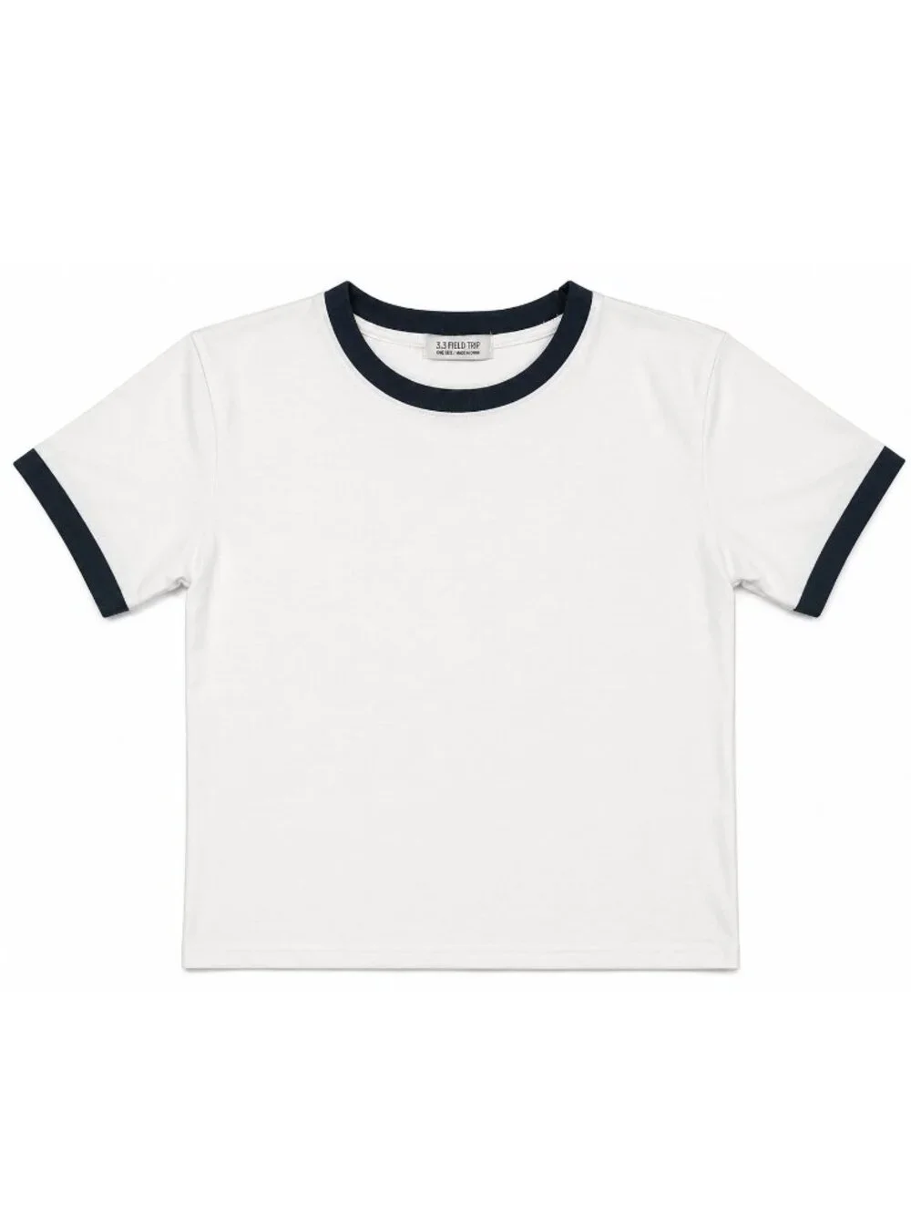 3.3 Field Trip - Cropped Ringer T (One Size) - Picture 1 of 1